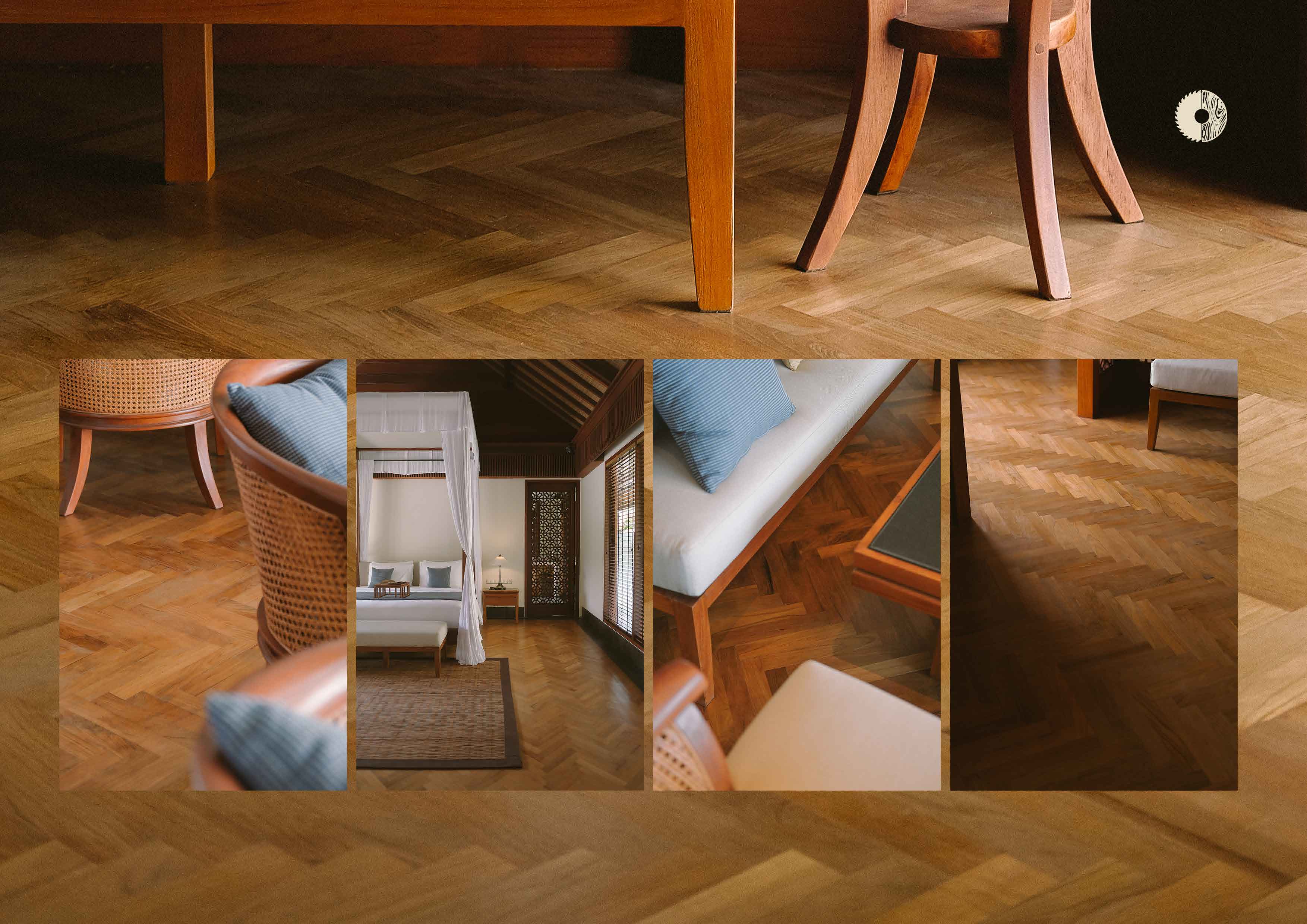 The Sira in Lombok — Herringbone Flooring & Interior by Lembah Jati